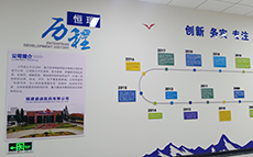 醫藥公司文化墻_發展歷程文化墻